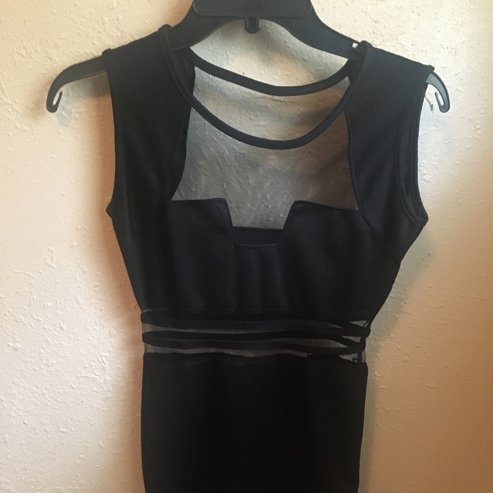 Black bodycon dress NWOT